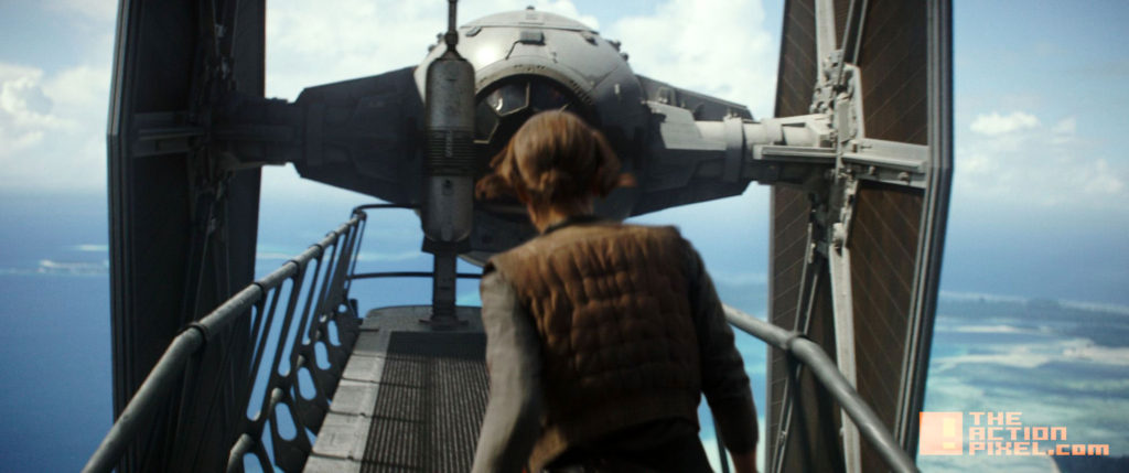 JYN erso, ROGUE one, jyn, jyn erso, disney, lucasfilm,entertainment on tap, the action pixel, tap reviews,  jyn erson,tie fighter